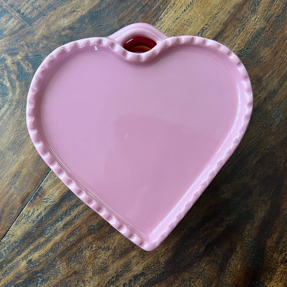 Williams Sonoma Heart Plates- Rustic Heart Collection 4 pc